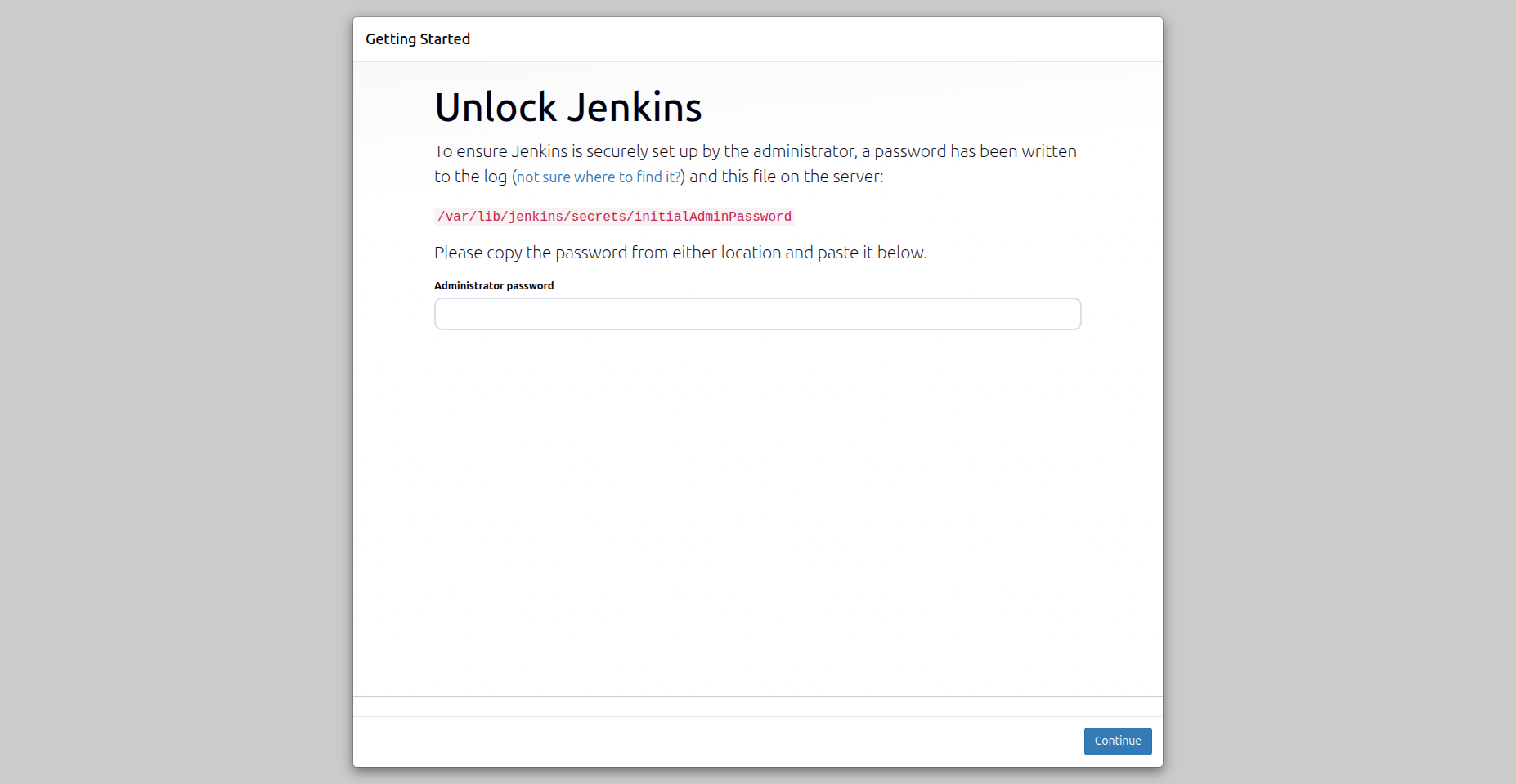 Jenkins Getting Started