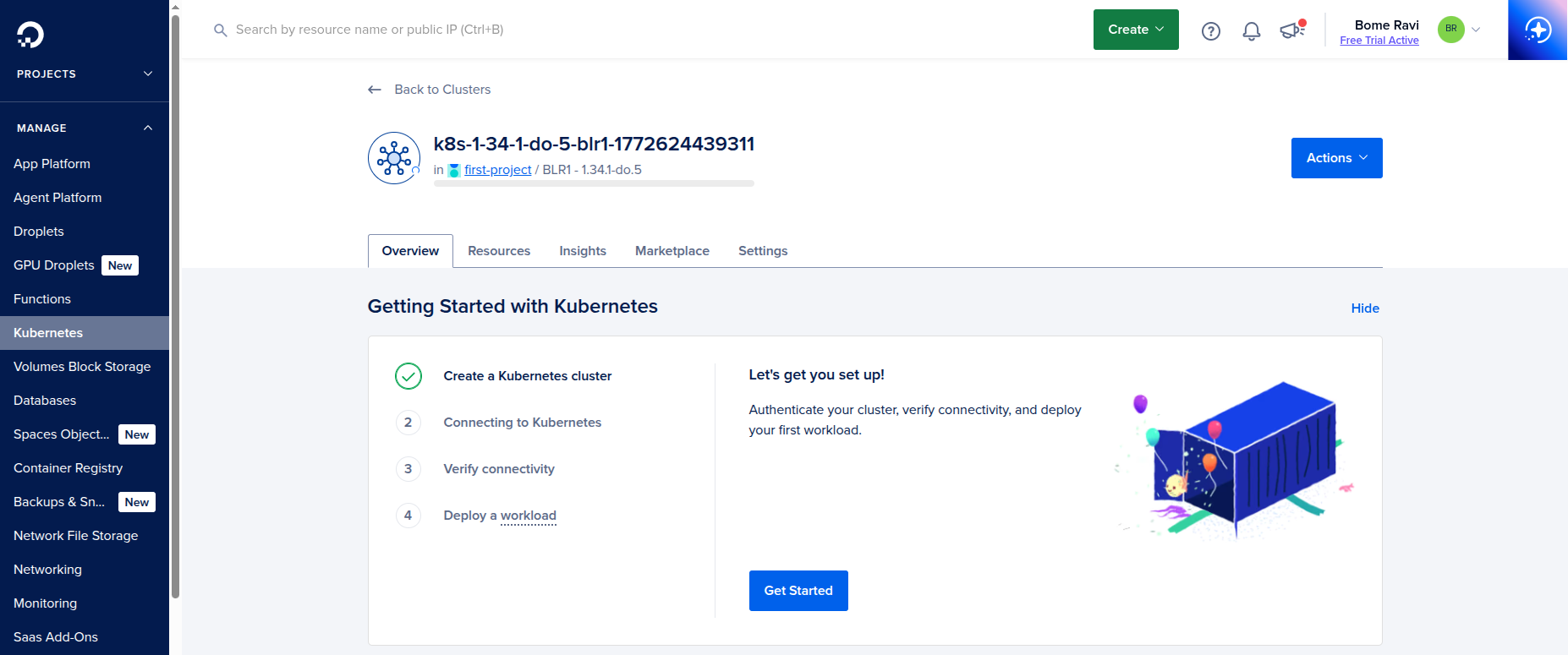 Step 3 - Cluster details